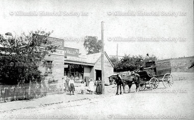Arrival of the Mail at the Post Office in Chute Street Diamond Creek