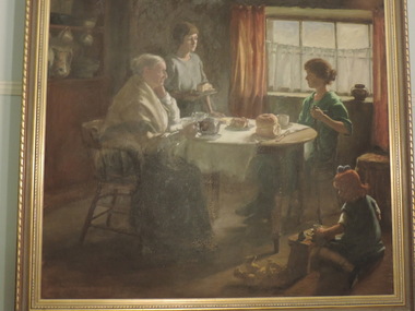 Painting - Morning tea, "Morning Tea"