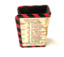 Enamelled match box cover with a red and black trim and red and black inscription. Essendon football fixtures for 1929 on the back. 