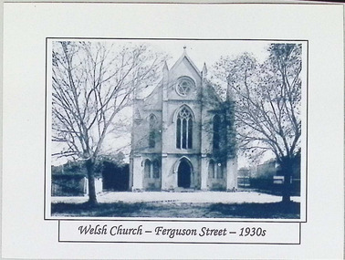 Photograph - Welsh Church, Ferguson Street, Williamstown
