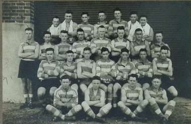 Photograph - North Williamstown Football Club, Team photo, 1930