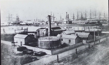 Photograph - Gas Works, Williamstown, late c.1870's