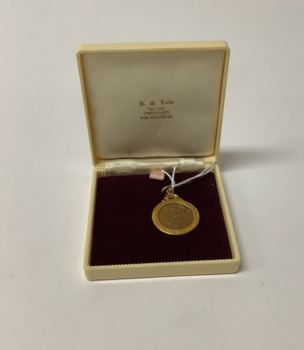 Ducrow medallion in case
