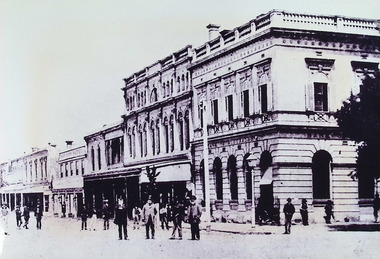 Photograph - Nelson Place, showing the Bank of Australia, cnr. Cole Street