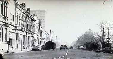Photograph - Nelson Place, streetscape, 1960's