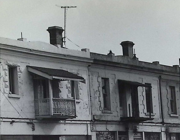 Photograph - Nelson Place, shops, 1965
