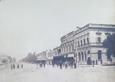 Photograph - Nelson Place, streetscape, 1880's