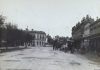 Photograph - Nelson Place, streetscape, 1921