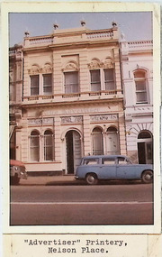 Photograph - Nelson Place, No. 205, Williamstown Advertiser Offices