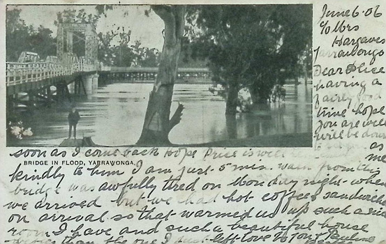 Bridge in Flood, Yarrawonga