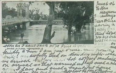 Bridge in Flood, Yarrawonga