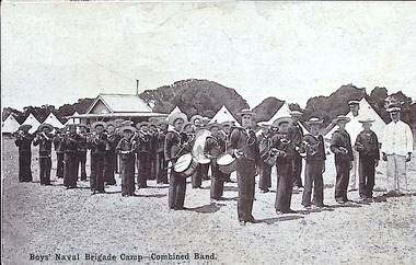 Postcard - Boys Naval Brigade Camp