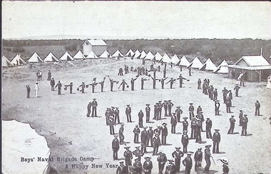Postcard - Boys Naval Brigade Camp