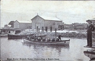Postcard - Boys Naval Brigade Camp