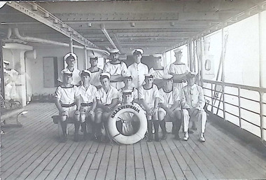 Photograph - HMAS Westralia - Williamstown Boys, c1940s