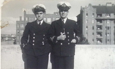 Photograph - Lt. W.K. Witt Snr, RANV & Lt. W.K. Witt Jnr, RANR