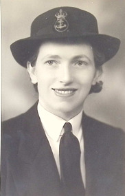 Photograph - Ada Quarrier, WRAN Stewardess, Flinders Naval Depot, Victoria