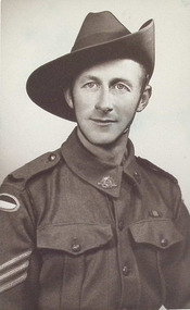 Photograph - Sergeant Sydney Keith MCGREGOR, AIF