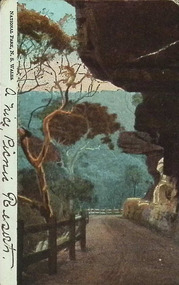 Postcard. Coloured photograph of National Park, N.S.W.