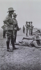 Photograph - Members of the 8th Australian Light Horse Regiment at the Williamstown Rifle Range