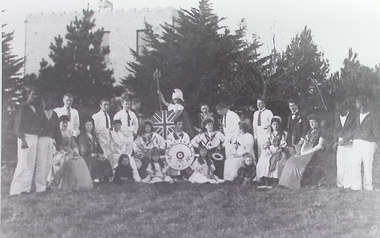 Photograph - Patriotic Pageant, HMS Tornado, Lyon Reserve, 1895-05