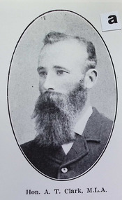 Photograph - The Hon Alfred Thomas Clark (1845-1888), MLA for Williamstown