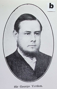 Photograph - Sir George Verdon (1834-1896) Williamstown Councillor & MLA for Williamstown
