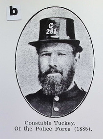 Photograph - Constable Tuckey, Victorian Police Force, 1885