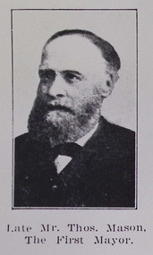 Photograph - Mr Thomas Mason, First Lord Mayor of Williamstown