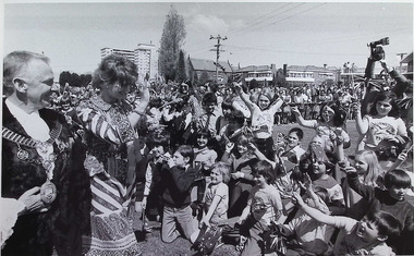 Photograph - Princess Alexandra's visit to Williamstown, c.1978-9