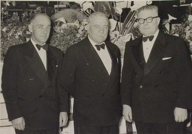 Photograph - Cr. Loft, Cr. Jackson & Cr. Floyd, 1956