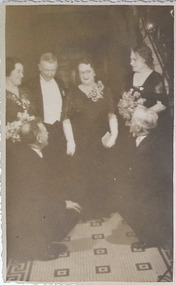 Photograph - Cr. Jackson, Ogden (Town Clerk), Cr. Harvey, & wives