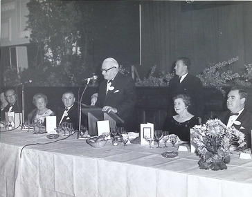 Photograph - 50th Anniversary Dinner of Williamstown being declared a City, 17 May 1968