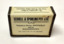Metal matchbox or Vesta cover with black type on white background, covered in clear plastic. From Scovell and Spurling menswear stores in Footscray and Williamstown.