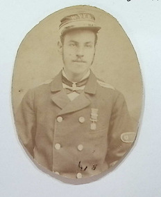 Photograph - Mr Lester, Williamstown Volunteer Fire Brigade, 1880s