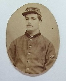 Photograph - Mr Johnstone, Williamstown Volunteer Fire Brigade, 1880s