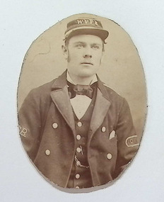 Photograph - Mr C. Knowles, Williamstown Volunteer Fire Brigade, 1880s