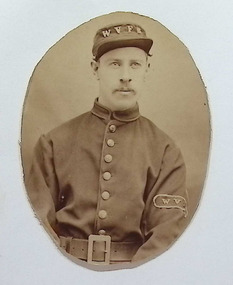 Photograph - Mr Elsum, Williamstown Volunteer Fire Brigade, 1880s