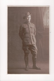 Photographic Post Card Fred Anderson WW1 - letter to Bessie, Circa 1914-1918