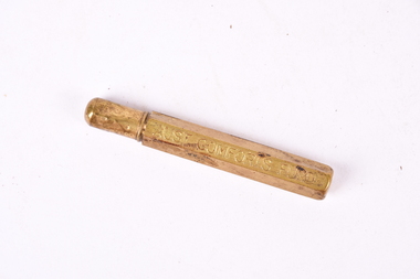 Brass Pencil Case and Pencil Miniature, 1916