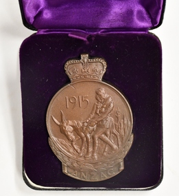 ANZAC Commemorative Medallion (instituted in 1967) P. T. Bernard, 1967