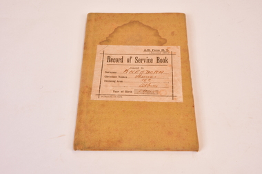 Record of Service Book WW1 : Thomas Kneebone/Kneeborn, circa 1914-1918