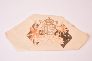 Paper serviette with Commonwealth Coat of Arms