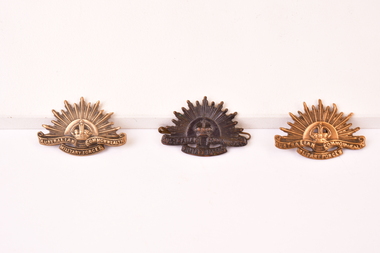 Rising Sun Hat Badges 1914 -1918