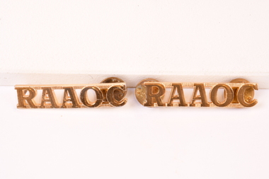 RAAOC Corps Badge Royal Australian Army, 1939 on