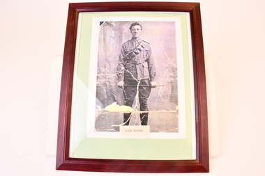 WW1 Framed Photograph of soldier Adde Cooper, WW1 1914-1918