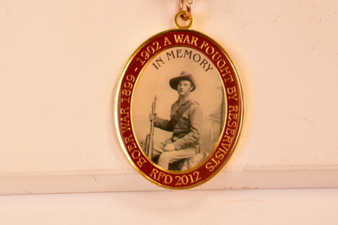 In Memory Oval Medal - Boer War, 2012 In Memory
