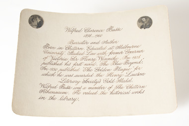 Certificate, Post 1960