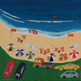 Painting, Merle Parker, Australia Day Chromosomes