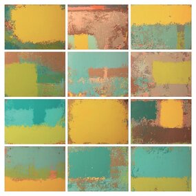 Painting, Julie Harmsworth, Walk in the Sun, April 2013